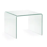 table d'appoint 60 x 60 cm verre burano