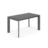 table de salle à manager extensible 120 - 180 x 80 cm pierre / céramique axis