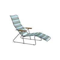 chaise longue click sunlounger - multicolore 2