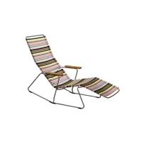 chaise longue click sunrocker - multicolore