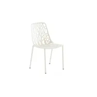 chaise de jardin forest - blanc crème