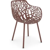 fauteuil de jardin forest - terracotta