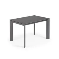 table de salle à manager extensible 120 - 180 x 80 cm pierre / céramique axis