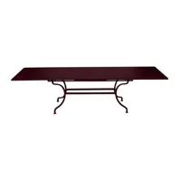 table à rallonges romane - b9 cerise noire