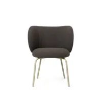 chaise de salle à manger rico - gris foncé (hallingdal) - cashmere