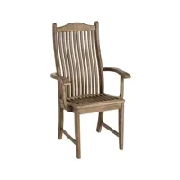 fauteuil rustique en bois avec peinture brossée