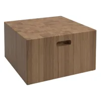 table d'appoint carrée block - 63 x 63 cm