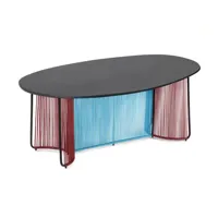 table de salle à manger cartagenas - violet / bleu pastel / noir
