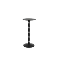 table d'appoint pedestal - noir
