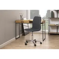 chaise de bureau amande gris