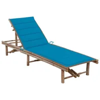 transat chaise longue bain de soleil lit de jardin terrasse meuble d'extérieur avec coussin bambou 02_0012288