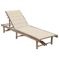 transat chaise longue bain de soleil lit de jardin terrasse meuble d'extérieur avec coussin bambou 02_0012291