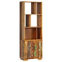 étagère armoire meuble design bibliothèque 180 cm bois de récupération solide 2702066/2