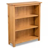 étagère armoire meuble design bibliothèque 82cm bois de chêne massif 2702020/2