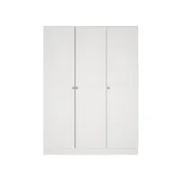 armoire 3 portes l. 147 cm billund blanc