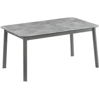 table rectangulaire 150 x 100 cm oron master en aluminium lafuma mobilier