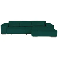 canapé d'angle relax électrique 4 places orion coloris vert