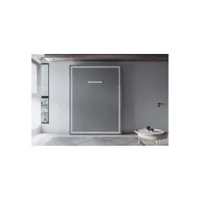 lit escamotable vertical 140x190 kibou-coffrage gris anthracite-façade carbone