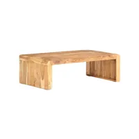 table basse 110x63x35 cm bois d'acacia massif