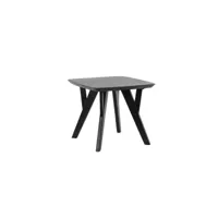 light & living table d'appoint quenza - noir - 50x50x42cm 6776012