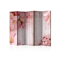 paravent - pink apple blossoms ii [room dividers] [225x172]