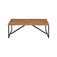 table de salon 110x110x36 cm bois d'acacia solide