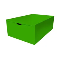 cube de rangement bois 75x50 cm + tiroir  vert cube75t-ve