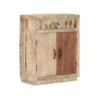 buffet bahut armoire console meuble de rangement 75 cm bois de manguier massif helloshop26 4402279
