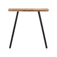table de cuisine/salon - élégante - table de bar 110x55x105 cm bois de teck solide unique