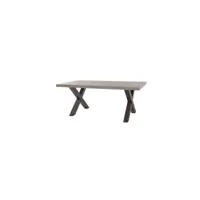 table de repas 185 cm - tolosa - l 185 x l 102 x h 75 cm - neuf