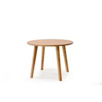 table à manger ronde tasen d100cm bois massif clair