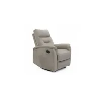 fauteuil relaxation relevable manuellement paris coloris beige