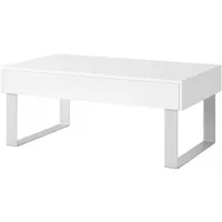 table basse calabrini c12- 110 x 45 x 64cm - blanc brillant