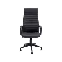 chaise de bureau labora haute noire kare design