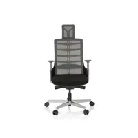 chaise de bureau fauteuil bureau skarif tissu maille tissu noir hjh office