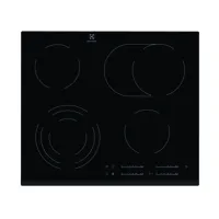 electrolux - table de cuisson vitrocéramique 60cm 4 feux 7100w noir  ehf6547fok-old - ele7332543164660