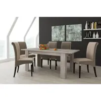 table à rallonge albatera, console extensible, table à manger extensible, console de cuisine extensible, 160/220x88h75 cm, chêne 8052773512244