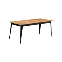 table de salle à manger 180x90x76 cm bois d'acacia massif