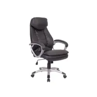 chaise fauteuil de bureau style moderne anthracite similicuir meuble pro frco69924