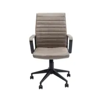 chaise de bureau labora taupe kare design
