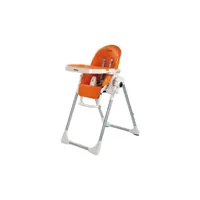 peg perego chaise haute zéro3 - coloris orange uni peg8005475343463