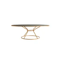 table basse en fer doré 120x60x40 cm