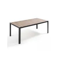 table contemporaine en aluminium et céramique - tivoli