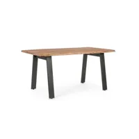 table fixe en bois mélaminé aron 160x90 cm