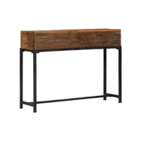 meuble d’entrée - table console 110x30x80 cm bois massif de récupération unique cl0000214268-vdcl-240307-table basse-1760