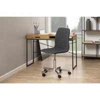 bobochic chaise de bureau amande gris
