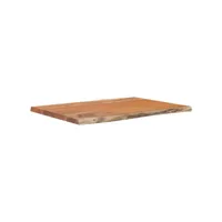 table d'appoint 50x40x2,5cm bois massif acacia bordure assortie
