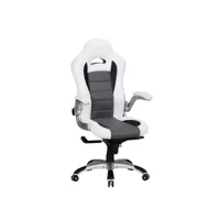 finebuy chaise de bureau racing chaise design ordinateur gamer course siège sport  avec repose-tête fauteuil de direction gamer  cuir synthétique - chaise de jeu 120 kg