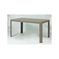 table rectangulaire houston 150 x 90 x 72 h taupe