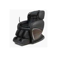 fauteuil massant 3d noir brillant